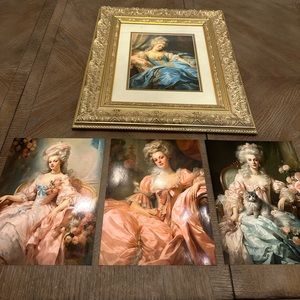 Set of 4 beautiful prints only! Bridgerton Vibes! No frame included